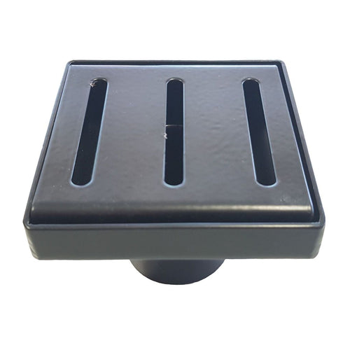 Slotted - Floor Waste - Black