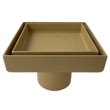 Tile Insert - Floor Waste - Flat Matt Gold