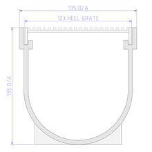 DIY Driveway Grate - PVC Channel [135mm]